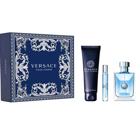 versace pour home gift set|Versace pour homme 100ml price.